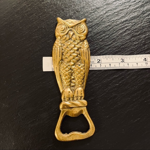 Vintage Brass Owl Bottle Opener - Picture 7 of 9